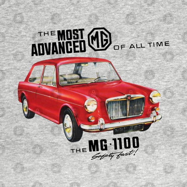 MG 1100 - advert by Throwback Motors